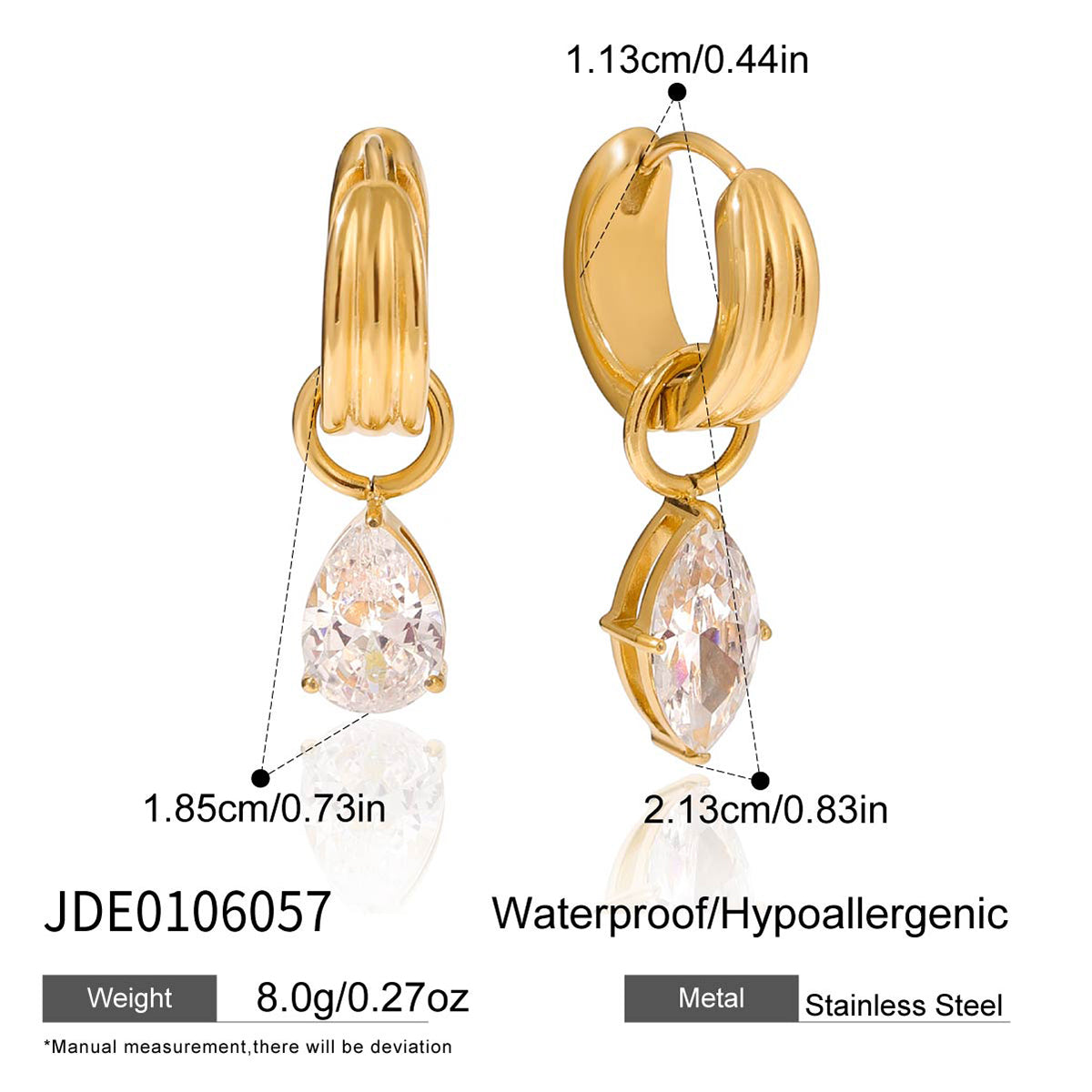 Gold Drop Earrings