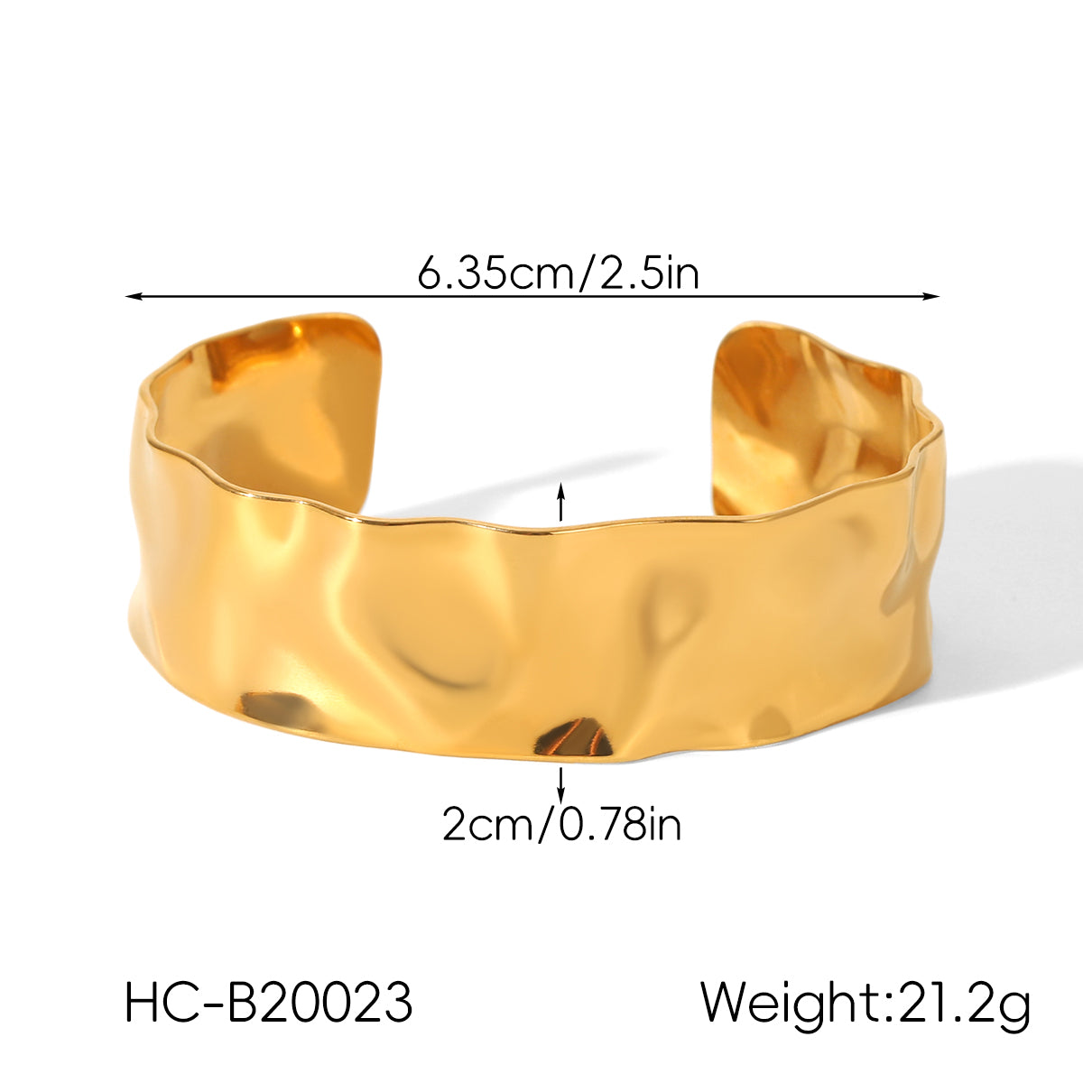 Wide Open Cuff Bracelet