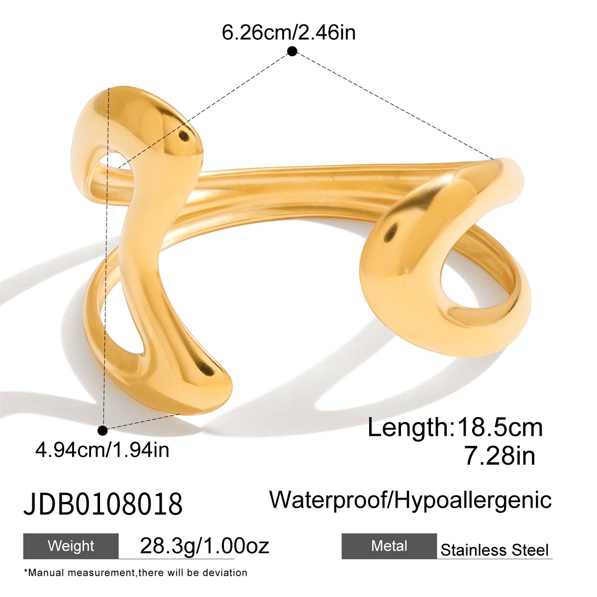 Double-Wave Bracelet